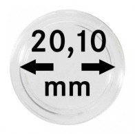 Lindner Münzkapsel Innen-Ø 20,1 Mm, Innenhöhe 4,5 Mm, 10er Pack S22702010P Neu - Materiale