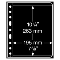 Leuchtturm Hüllen Schwarz Vario Plus 1S (5er Pack) 321927 Neu ( - Autres & Non Classés