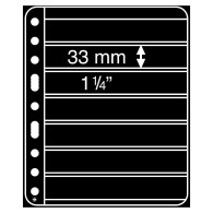 Leuchtturm Hüllen Schwarz Vario Plus 7S (5er Pack) 308299 Neu ( - Sonstige & Ohne Zuordnung