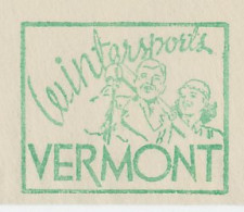 Meter Top Cut USA 1939 Wintersports - Vermont - Wintersport (Sonstige)