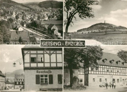 73100602 Geising Erzgebirge Sparkasse Ratskeller Panorama Geising Erzgebirge - Geising