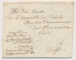 Haarlem - Delft 1780 - Per Trekschuit - ...-1852 Préphilatélie