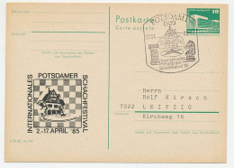 Postal Stationery / Postmark Germany / DDR 1985 Chess Festival - Ohne Zuordnung