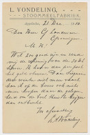 Firma Briefkaart Appelscha 1910 - Stoommeelfabriek - Ohne Zuordnung