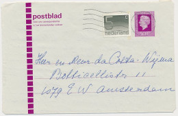 Postblad G. 24 / Bijfrankering Zwolle - Amsterdam 1983 - Ganzsachen