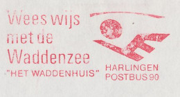 Meter Cover Netherlands 1985 Wadden Sea - Be Wise With The Wadden Sea - Harlingen - Marine Life