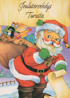 PÈRE NOËL NOËL Fêtes Voeux Vintage Carte Postale CPSM #PAK818.FR - Santa Claus