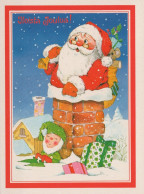 PÈRE NOËL NOËL Fêtes Voeux Vintage Carte Postale CPSMPF #PAJ437.FR - Santa Claus