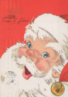 PÈRE NOËL NOËL Fêtes Voeux Vintage Carte Postale CPSM #PAJ847.FR - Santa Claus