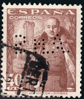 Madrid - Perforado - Edi O 1027 - "B.H.A." (Banco) - Used Stamps