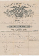 Vouwbrief Gouda 1880 - Goudsche Siroop Fabriek - Holanda