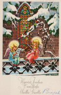 ANGE NOËL Vintage Carte Postale CPSMPF #PAG733.FR - Anges