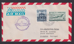 Flugpost Brief Air Mail KLM Amsterdam Palma De Mallorca Zuleitung DDR Berlin - Lettres & Documents