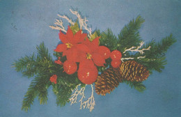 FLOWERS Vintage Postcard CPA #PKE534.GB - Blumen