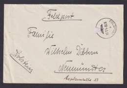 Besetzung Polen Generalgouvernement Feldpost Brief Hamburg Neumünster Holstein - Otros & Sin Clasificación