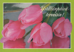 FLOWERS Vintage Postcard CPSM #PBZ540.GB - Blumen