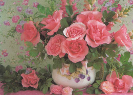 FLOWERS Vintage Postcard CPSM #PBZ300.GB - Flowers