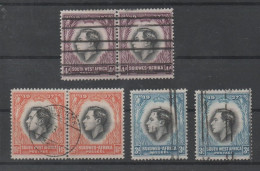 South West Africa, Used, 1937, Michel 190 - 191, Pair 186 - 187, Pair 192 - 193 - Africa Del Sud-Ovest (1923-1990)