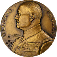 France, Médaille, Général Georges, 1918, Bronze, Mouroux, SPL - Andere & Zonder Classificatie