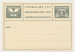 Verhuiskaart G. 18 B - Postal Stationery