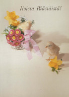 EASTER CHICKEN EGG Vintage Postcard CPSM #PBO707.GB - Pâques