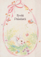 EASTER RABBIT Vintage Postcard CPSM #PBO456.GB - Easter