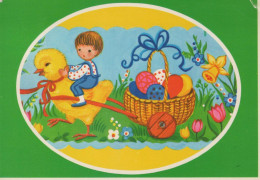 EASTER CHILDREN Vintage Postcard CPSM #PBO329.GB - Ostern