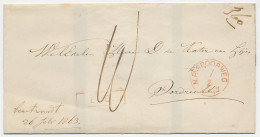 N.R. Spoorweg - Trein Haltestempel Ede - 1863 - Cartas & Documentos