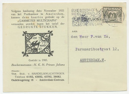 Briefkaart Amsterdam 1932 - Bureau Handelsinlichtingen - Unclassified