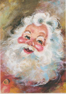 SANTA CLAUS Happy New Year Christmas Vintage Postcard CPSM #PBL470.GB - Santa Claus