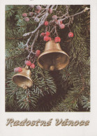Happy New Year Christmas BELL Vintage Postcard CPSM #PBA894.GB - Nouvel An