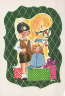 Happy New Year Christmas CHILDREN Vintage Postcard CPSM #PAY808.GB - Nouvel An