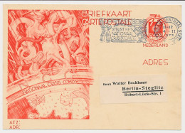 Briefkaart G. 235 Amsterdam - Berlijn Duitsland 1933 - Material Postal