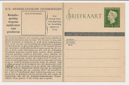 Spoorwegbriefkaart G. NS91 A G - Ganzsachen