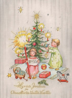 Happy New Year Christmas CHILDREN Vintage Postcard CPSM #PAY033.GB - New Year