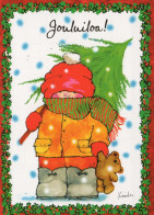 Happy New Year Christmas CHILDREN Vintage Postcard CPSM #PAY226.GB - Nouvel An