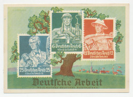Postal Stationery Germany 1936 Olympia Stamp Exhibition Dresden - Stamps  - Otros & Sin Clasificación