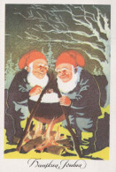 Happy New Year Christmas GNOME Vintage Postcard CPSM #PAY163.GB - New Year