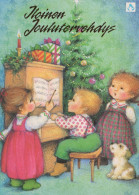 Happy New Year Christmas CHILDREN Vintage Postcard CPSM #PAW652.GB - New Year