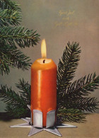 Happy New Year Christmas CANDLE Vintage Postcard CPSM #PAV489.GB - New Year