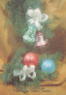 Happy New Year Christmas BELL Vintage Postcard CPSM #PAT489.GB - Neujahr