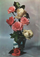 FLOWERS Vintage Postcard CPSM #PAS616.GB - Flowers