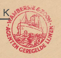 Meter Cover Netherlands 1931 Shipping Company Wambersie - Schiffe