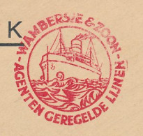 Meter Cover Netherlands 1931 Shipping Company Wambersie - Ships