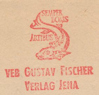 Meter Cover Germany 1987 Fish - Gustav Fischer Publishing Company - Semper Bonis Artibus - Fische