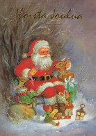 SANTA CLAUS CHRISTMAS Holidays Vintage Postcard CPSM #PAK620.GB - Kerstman