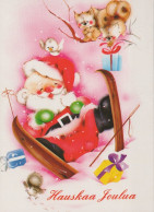 SANTA CLAUS CHRISTMAS Holidays Vintage Postcard CPSM #PAJ986.GB - Santa Claus