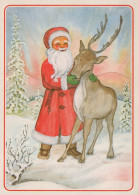 SANTA CLAUS CHRISTMAS Holidays Vintage Postcard CPSM #PAJ917.GB - Santa Claus