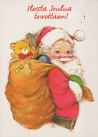 SANTA CLAUS CHRISTMAS Holidays Vintage Postcard CPSM #PAJ777.GB - Santa Claus