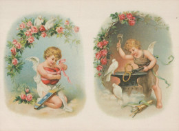 ANGEL CHRISTMAS Holidays Vintage Postcard CPSM #PAJ050.GB - Angels